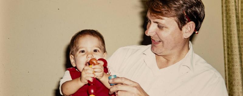 Father with his baby